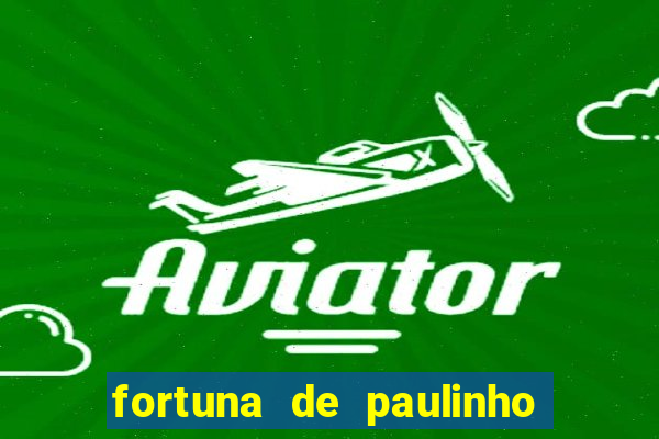 fortuna de paulinho roupa nova